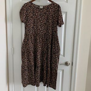 Ava & Viv Women's Plus Floral Print Dress, Size X